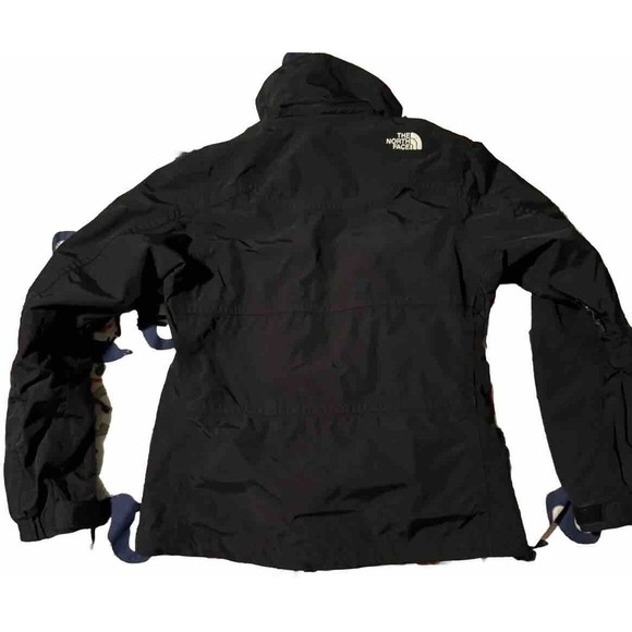 The North Face High‎ Neck Weatherproof BLK Jacket Missing Hood & Liner Womens XS - Picture 2 of 7